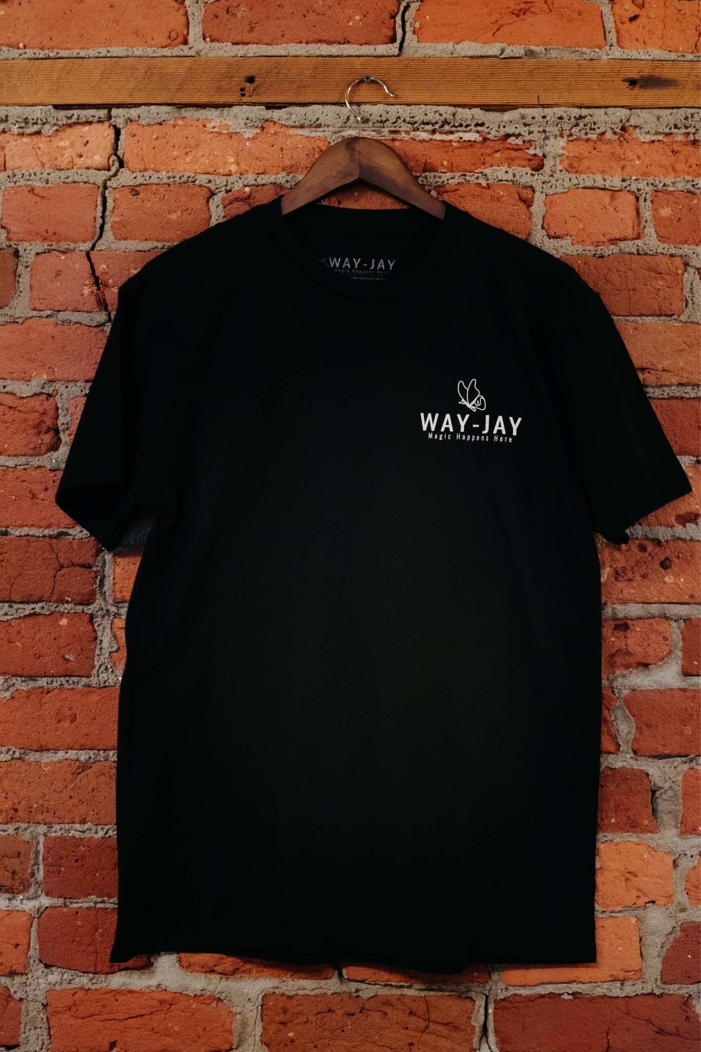 Way-Jay Drink Local Shirt, Way-Jay Pin-up girl in pump flange